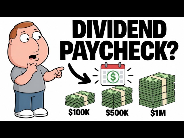 Here's what a Dividend Portfolio Pays You MONTHLY (From $100k - $1M)