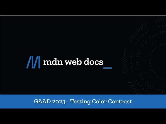 Testing color contrast - Celebrating Global #accessibility Awareness Day 2023