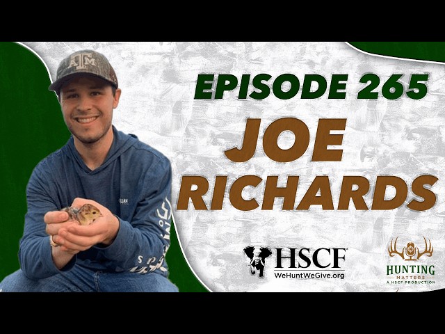 Episode 265: Wildlife Science, Water Conservation, and Visual Storytelling with Joe Richards