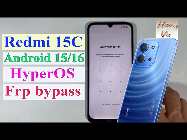Xiaomi Redmi 15C Frp Bypass Android 15/ 16 HyperOS without PC - New Method Activity Launcher.