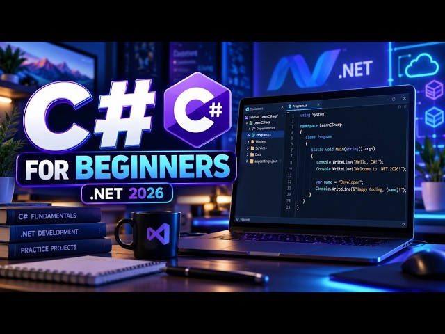 C# Full Course 2026 | Learn C# & .NET for Beginners