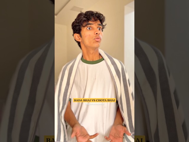 BADA BHAI VS CHOTA BHAI #shorts #brother #relatable #funny #comedy #fun #explore #bhai #friends