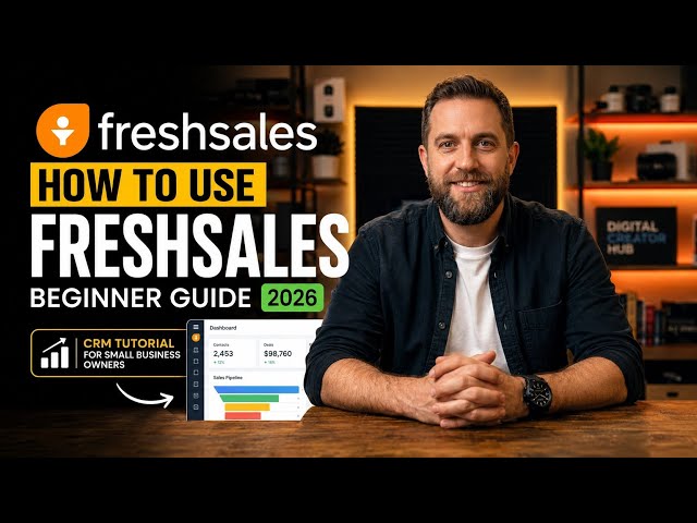 How to Use Freshsales (2026 Beginner Guide) | CRM Tutorial for Small Business Owners