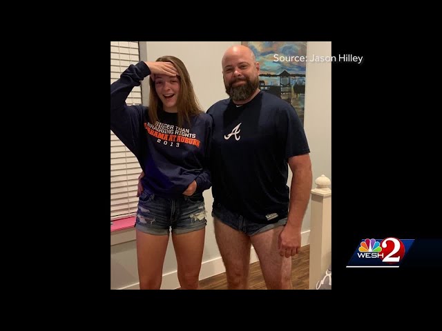 Orlando father wears 'short shorts' to teach daughter dress code lesson