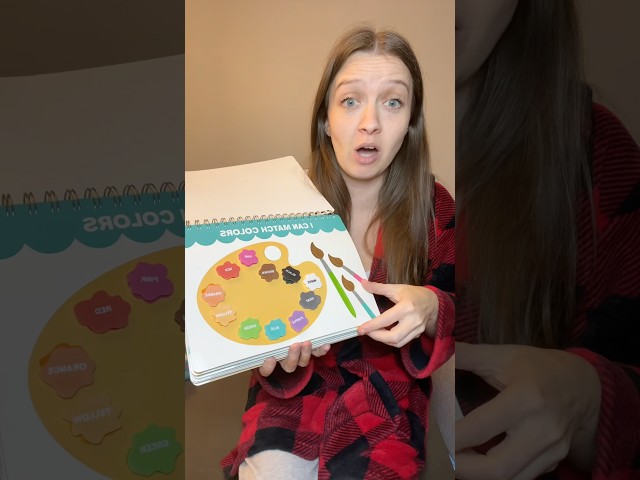 I found a busy book made by a pre K teacher!