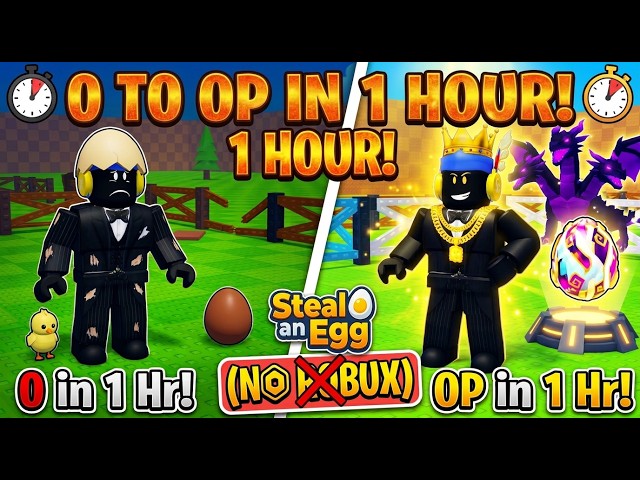STARTING ON A NEW ACCOUNT IN Steal An Egg Going From Poor To Rich! (New Series)