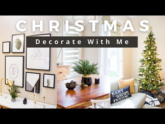 Christmas Decorate With Me | Living Room & Dining Room Decor Ideas