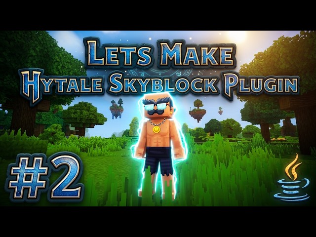 Making a Hytale Skyblock Plugin from Scratch! (Episode 2: Player Join & Worlds)