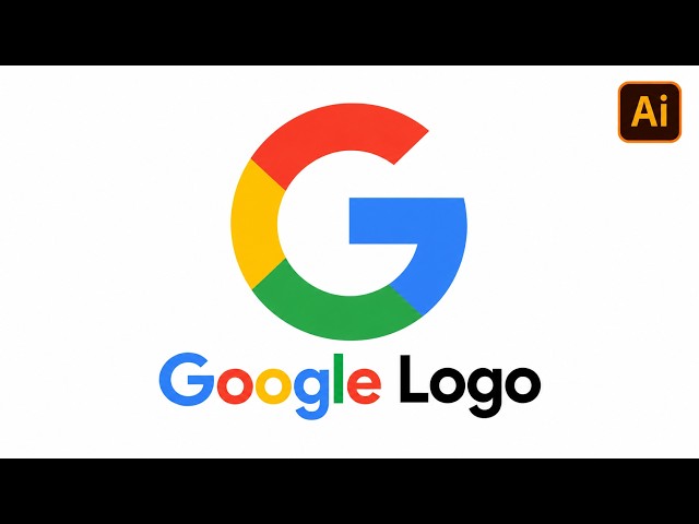 👉 How to Make the Google Logo in Adobe Illustrator 🔥
