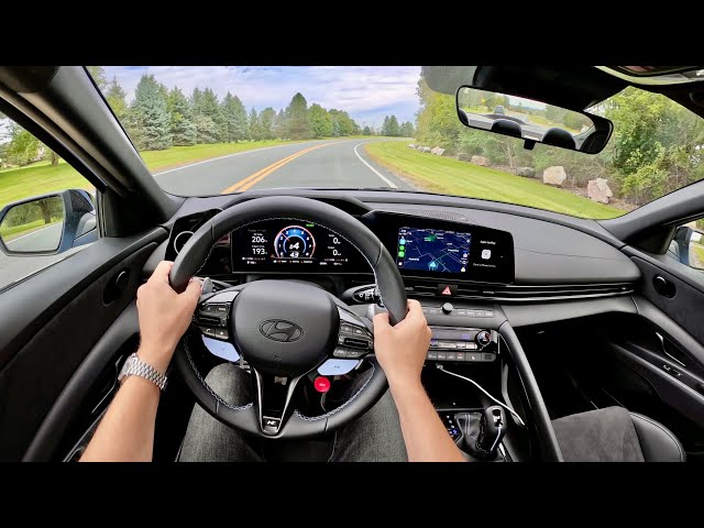 2026 Hyundai Elantra N (8-Speed DCT) - POV Test Drive (Binaural Audio)