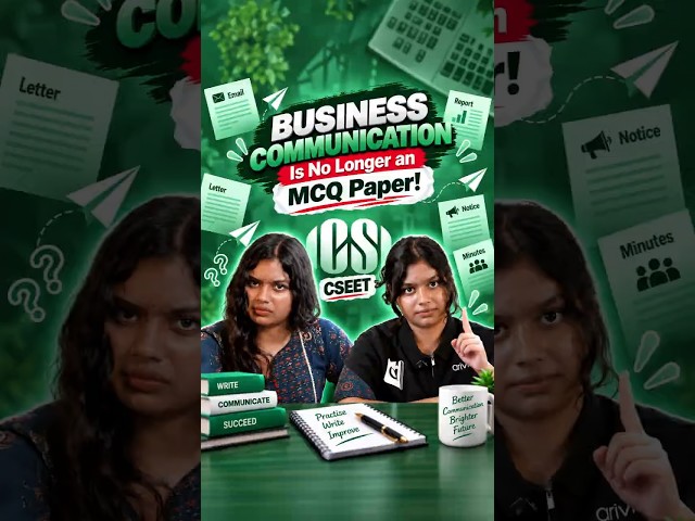 CSEET Business Communication Is No Longer MCQ! | New Exam Pattern
