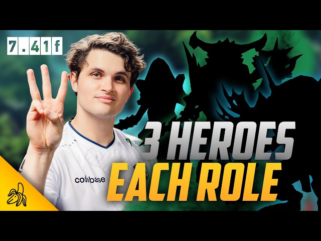 Top 3 heroes in every role 7.41f