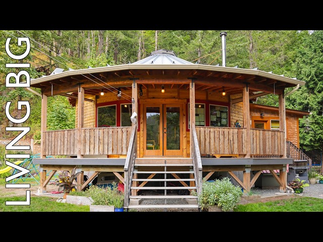 Spectacular Wooden Roundhouse Takes the Classic Yurt to the Next Level