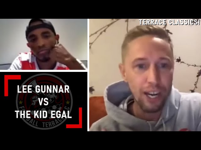 Lee Gunner and Egal clash over Mikel Arteta! Terrace Classic!