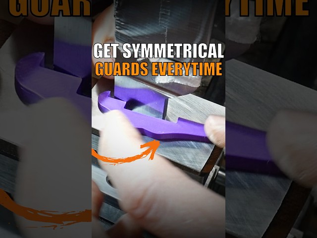 How I Get Symmetrical Hidden Tang Guards Every Time