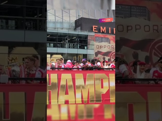 Mikel Arteta ahead of Parade🤩❤️‍🔥🏆