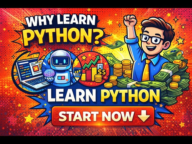Python Tutorial for Beginners 2026 🔥 |  What is Python?  Full Introduction + Career Scope