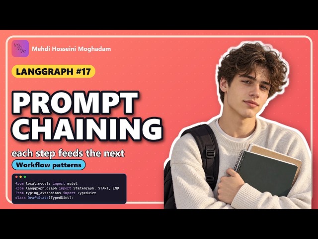 LangGraph #17: Prompt chaining – Outline, Draft, Polish Workflow #LangGraph #AI
