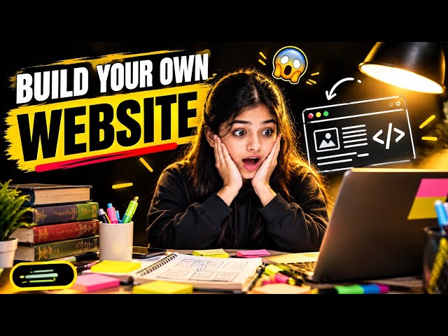 🚨 Build Your FIRST Website in Minutes! 😱💻 | HTML + CSS