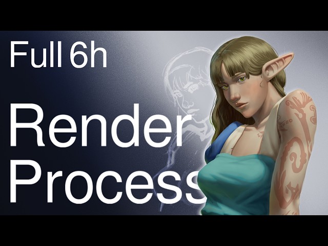 Concept Art Render - Elf Portrait