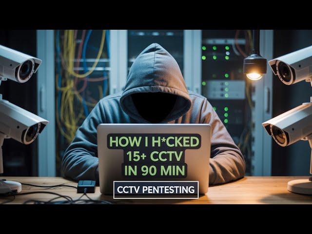 CCTV Pentesting: Hacking Eyes That Watch You | Masterclass CCTV Hacking | HINDI 2025 | PhD Security