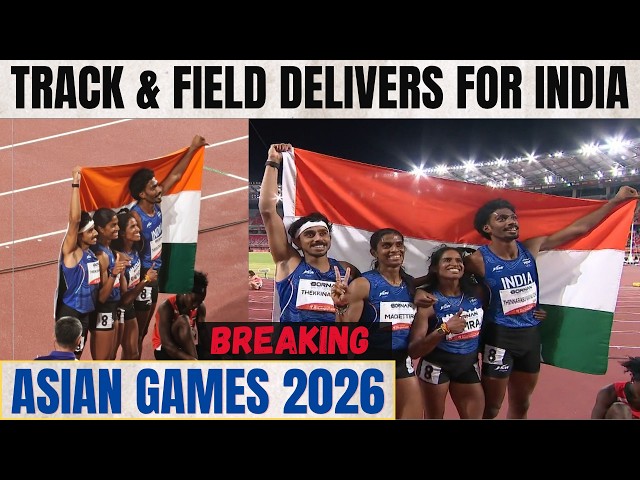ASIAN GAMES BREAKING: Silver medal for India in mixed team 4x400 event | Sports Today