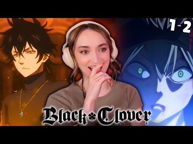 THIS IS BLACK CLOVER!? 🍀🖤 | Asta and Yuno | Episode 1 & 2 | REACTION VIDEO
