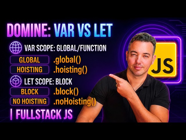 Var vs. Let: The Definitive Guide to Scope in Modern JS | Fullstack JS | Lesson 13