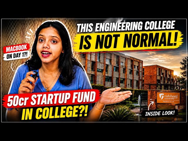 This Engineering College Gives You a 50 Cr Startup Fund on Day 1?!