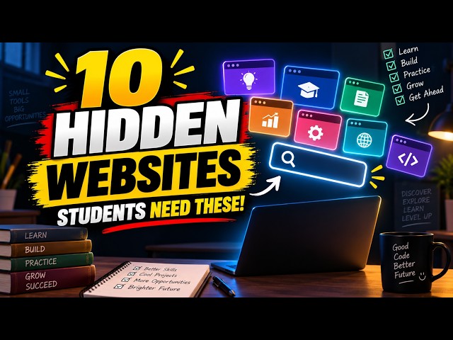 10 Websites Every  Student Should Know But Nobody Talks About 🤯