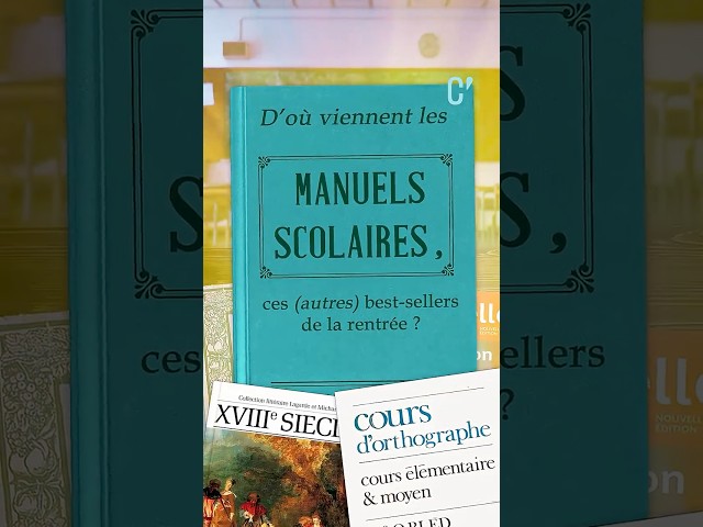 D'où viennent les manuels scolaires, ces (autres) best-sellers de la rentrée ? • FRANCE 24