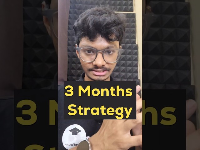 3-Month GATE Study Plan That Actually Works #iit #strategy #preparation