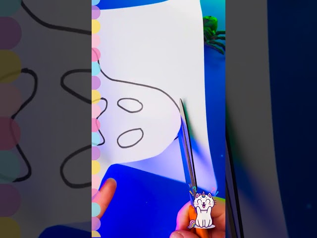 🎃👻 Let’s Make Cute Paper Ghosts For Halloween! 🌈📄
