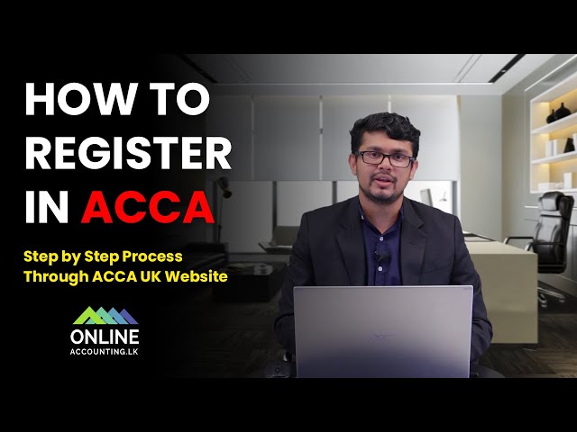 How to register in ACCA | Step by step process | Register as a Student of ACCA UK