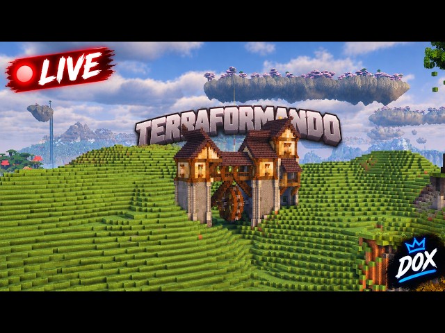 TERRAFORMANDO MEU MUNDO ETERNO AO VIVO! 🌍 | MINECRAFT SURVIVAL #minecraft