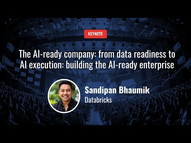 Webit'26:The AI-ready company: from data readiness to AI execution: building the AI-ready enterprise
