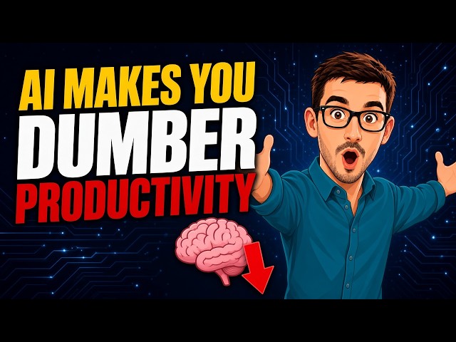 AI Is Making You Dumber (And You Call It Productivity)