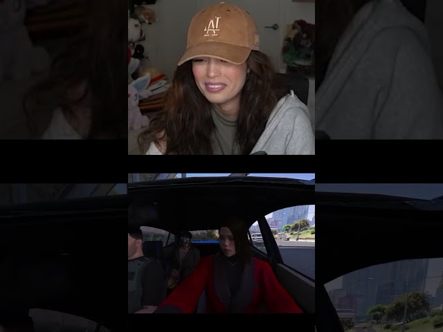 Valkyrae REACTS to FanFan ULTing in GTA #shorts