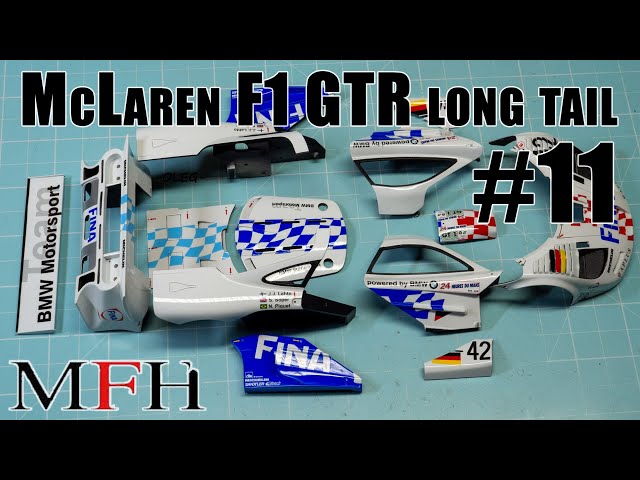 1/24 McLaren GTR F1 BMW Team. Model Factory Hiro MFH K-377 #11