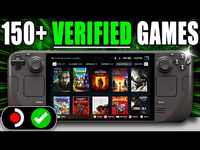 150+ Steam Deck Verified Games Tested: Are They All Playable?