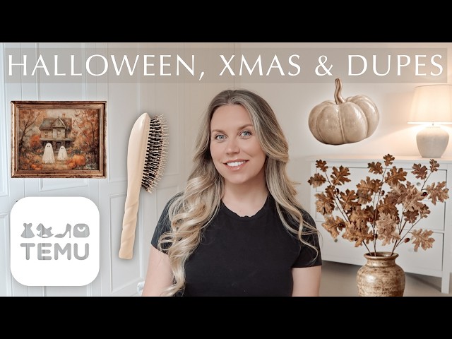 TEMU HAUL AUTUMN TRENDING HOME DECOR | Halloween Christmas Finds what I ordered vs what I got