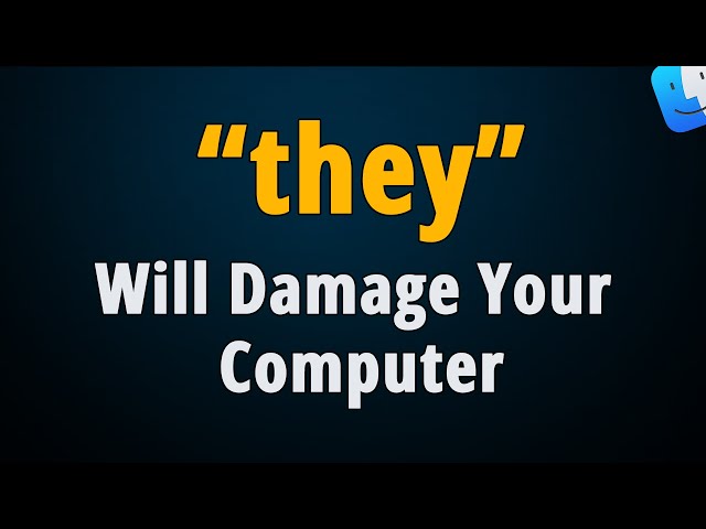 How to Remove "they" Will Damage Your Computer Pop up?