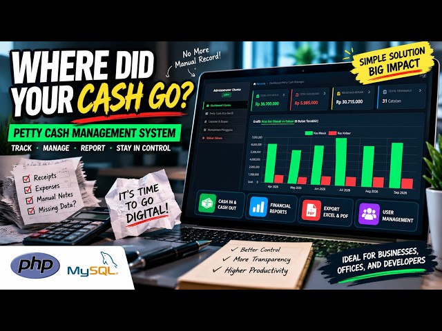 Petty Cash Management System | Finance Dashboard with PHP & MySQL