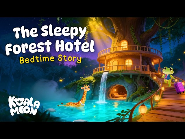 The Sleepy Forest Hotel 🌳 💤 Cozy Bedtime Story for Kids 🌙