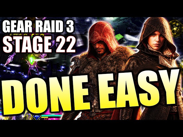 DARK EZIO & the Assassins Are Insane. Gear Raid 3 Stage 22 Guide. Full Breakdown ⁂ Watcher of Realms