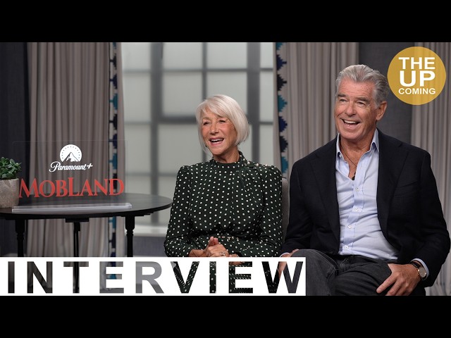 Helen Mirren & Pierce Brosnan interview on Mobland season 2
