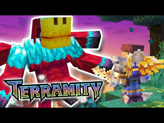 If Terraria and the Calamity Mod Made a Minecraft Mod! (TERRAMITY MOD)