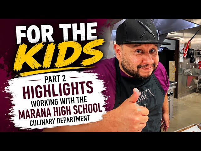 Highlights part two from my time at Marana high school culinary department