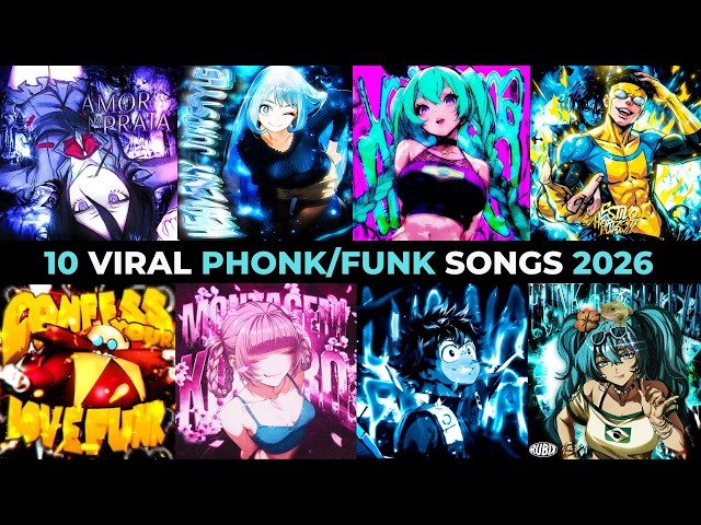 TOP 10 VIRAL PHONKS 🔥🎵 BRAZILIAN FUNK MIX 2026 🎵1
