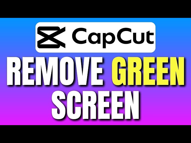 How To Remove Green Screen in CapCut PC | CapCut PC Green Screen Removal | Easy Tutorial